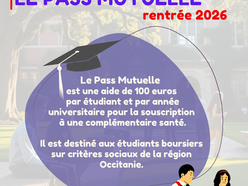 Pass Mutuelle Etudiant en Occitanie