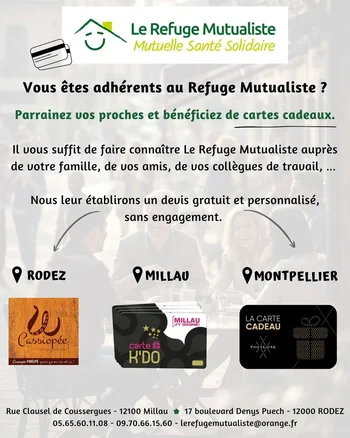 PARRAINAGE LE REFUGE MUTUALISTE